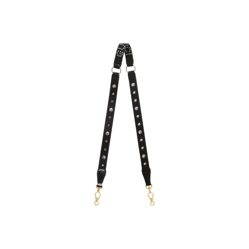GUCCI Leather Shoulder Strap Bag Straps Women's Black-0