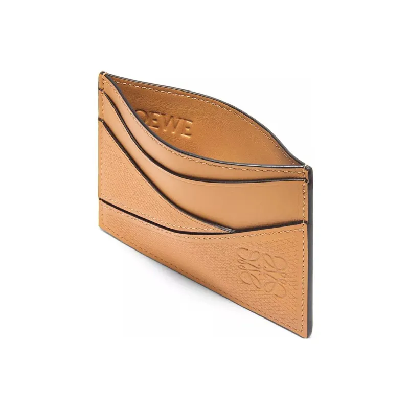 LOEWE Puzzle Cow Leather Card Holder Men's Warm Sand-5