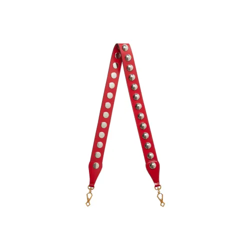 GUCCI Leather Shoulder Strap Bag Straps Women's Red