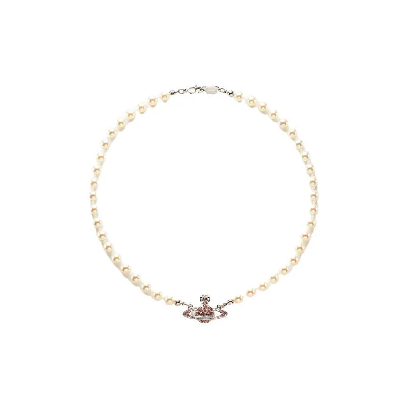 Vivienne Westwood Pearl Necklaces Women's Pink-0