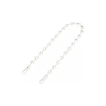 LOEWE Brass Chain Strap Bag Women's White Enamel