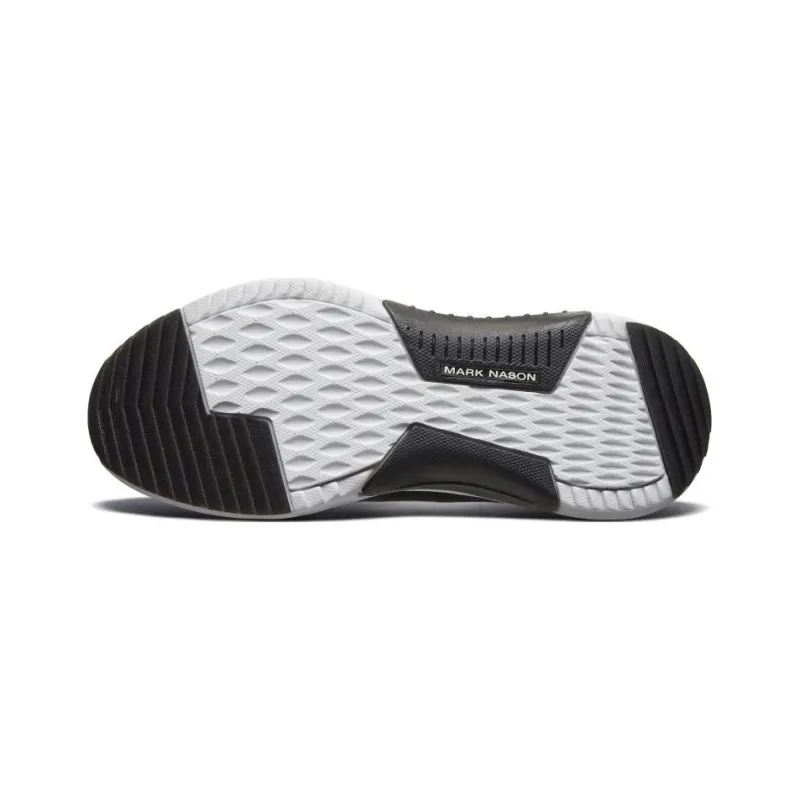 Skechers MARK NASON Anti-Slip And Wear-Resistant Breathable High-Top Sports Casual Shoes Women's Black White-4