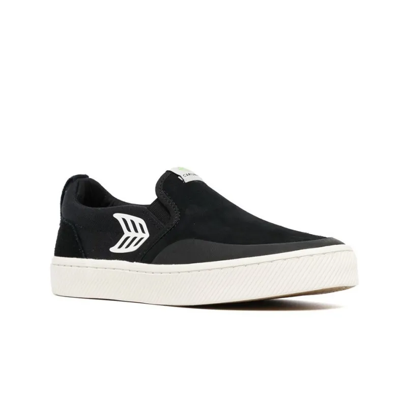 CARIUMA Skateboard Shoes Women's Low Top Black-1