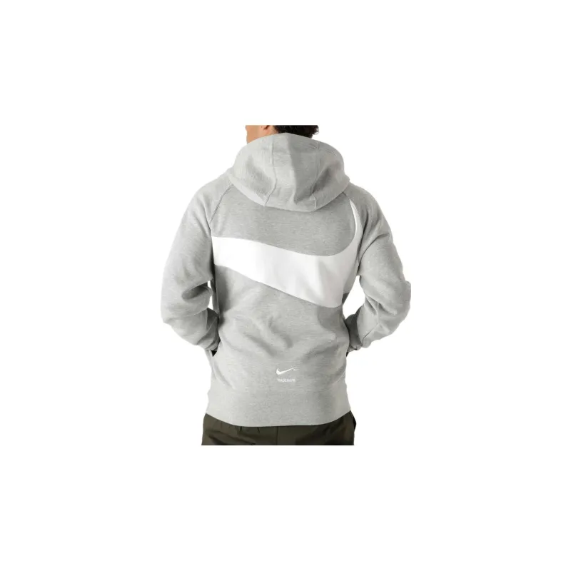 Nike Swoosh print Drawstring Hoodie-1