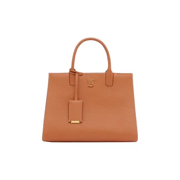 Burberry Leather Frances Bag, Shoulder Bag, Crossbody Bag, Handbag Mini Women's Warm Chestnut Brown