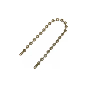 LOEWE Brass Chain Strap Bag Women's Tea Leaf End Enamel