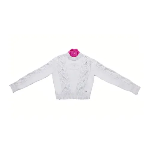 CHANEL Cashmere Sweaters Women's White