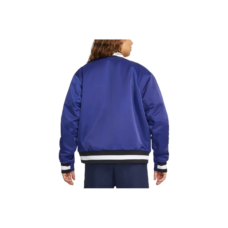 Nike Sb X Mlb Varsity Skate Jacket Deep Royal Blue/Black/White/White-1