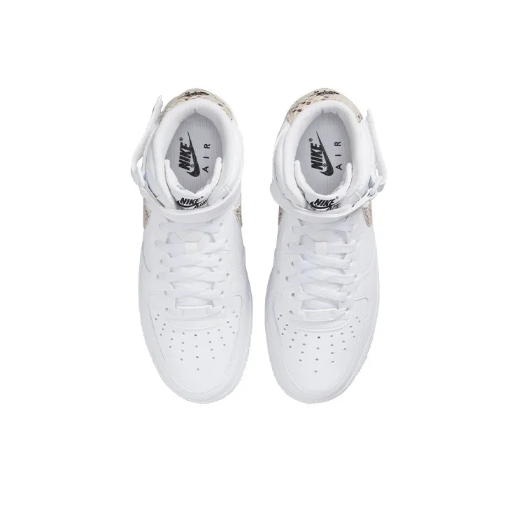 Nike Air Force 1 '07 Mid White Snake Swoosh Women's-2