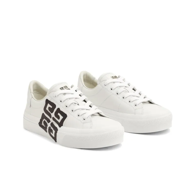Givenchy Low Top Stylish Skateboarding Shoes Women's White Black-2