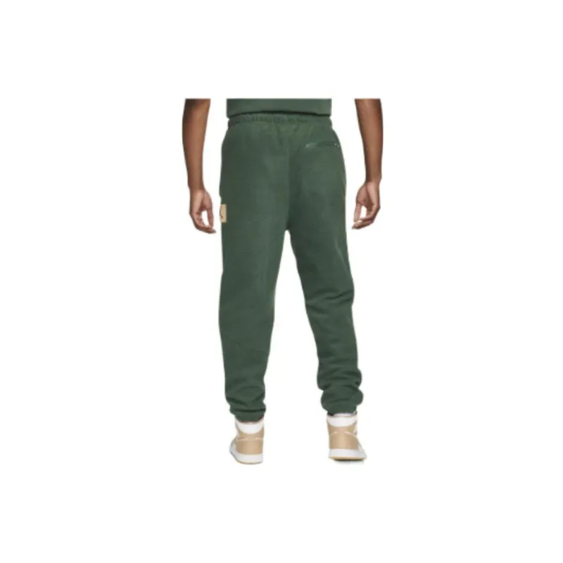 Jordan Flight Heritage Knitted Sweatpants Men Green-1