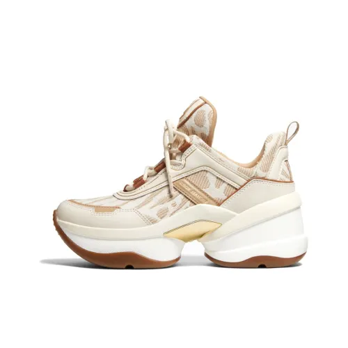 MICHAEL KORS Olympia Olympia Slip-Resistant Low-Top Sports Casual Shoes Women's Beige