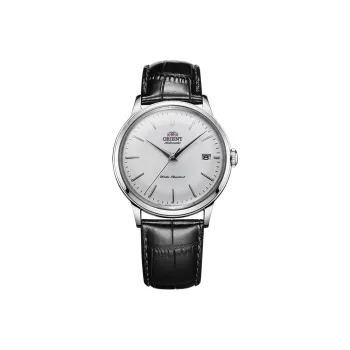 ORIENT Automatic Mechanical Movement Leather Watch Bands Watch Men's Watches White Dial
