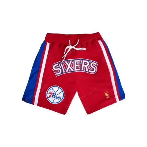 Nba X Mitchell Ness Mitchell & Ness X JUST DON Basketball Shorts Unisex Red