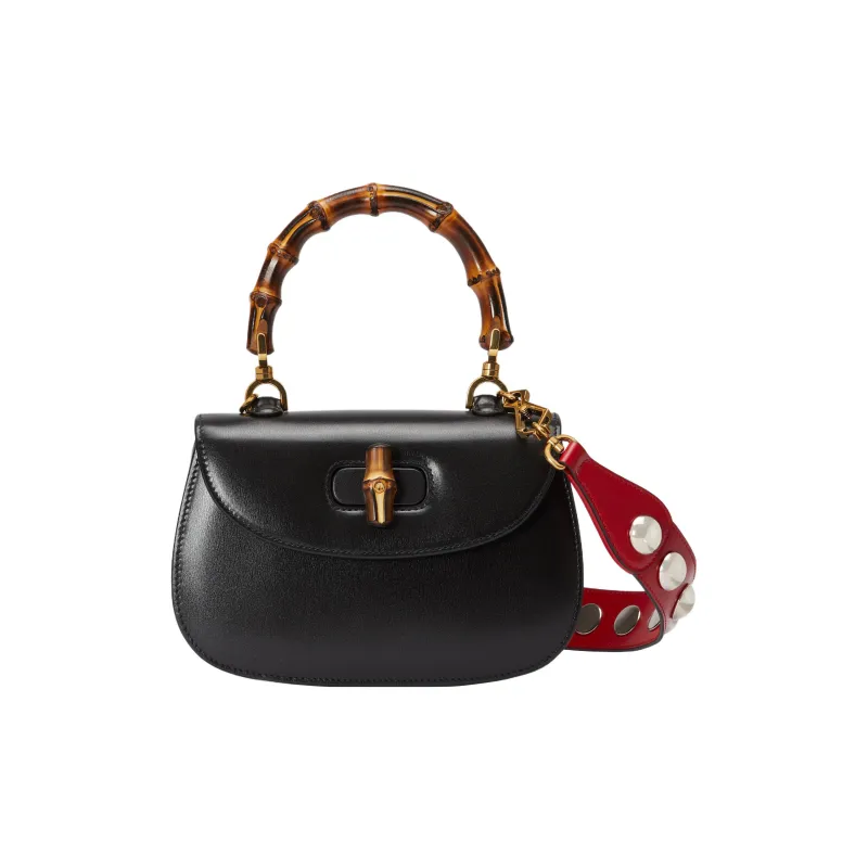 GUCCI Leather Shoulder Strap Bag Straps Women's Red-1