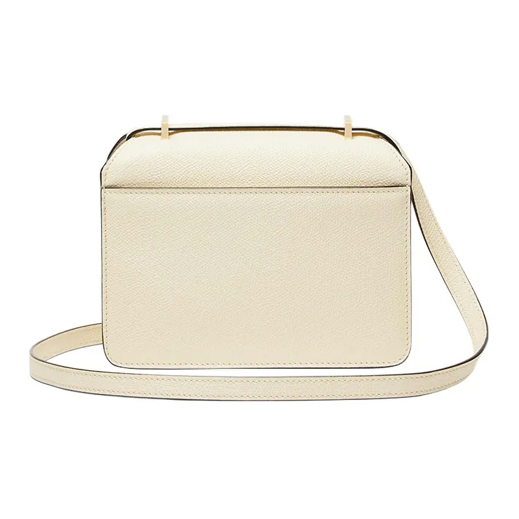 Valextra Calfskin Shoulder Bag, Crossbody Bag Mini Women's White-1