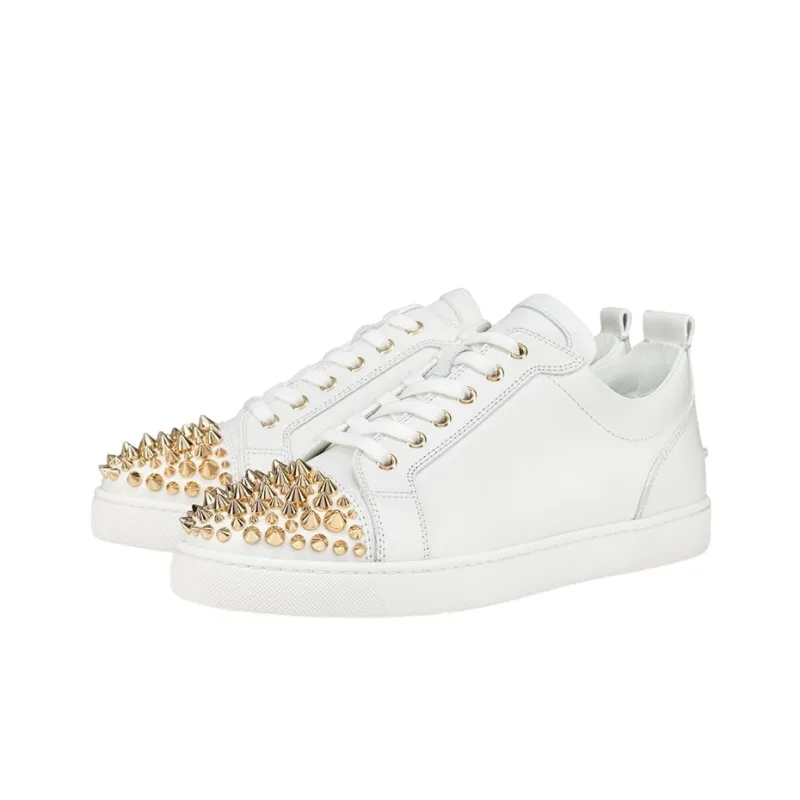 CL LUBOTING Low Top Stylish Skateboarding Shoes Men's White-2