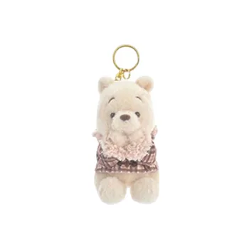 Disney Winter Sweetheart Winnie The Pooh Dolls Plush Pendant 13cm High