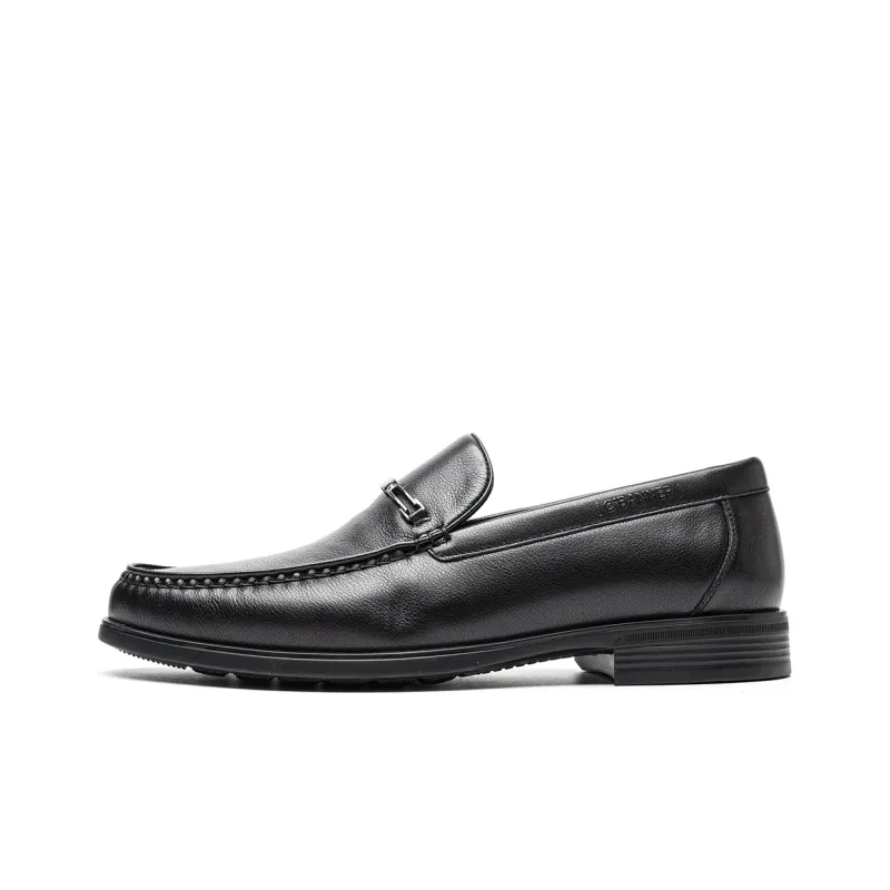 C°BANNER Dress Shoes Men Low-Top Black-0