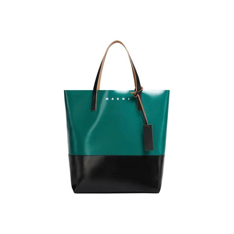 MARNI Tribeca Two-Tone Top Handle Tote Bag-0