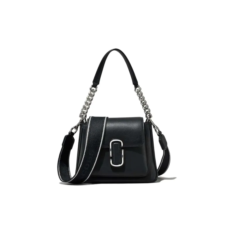 MARC JACOBS Smooth Leather Shoulder Bag Crossbody Bag Handbag Mini Women's Black-1