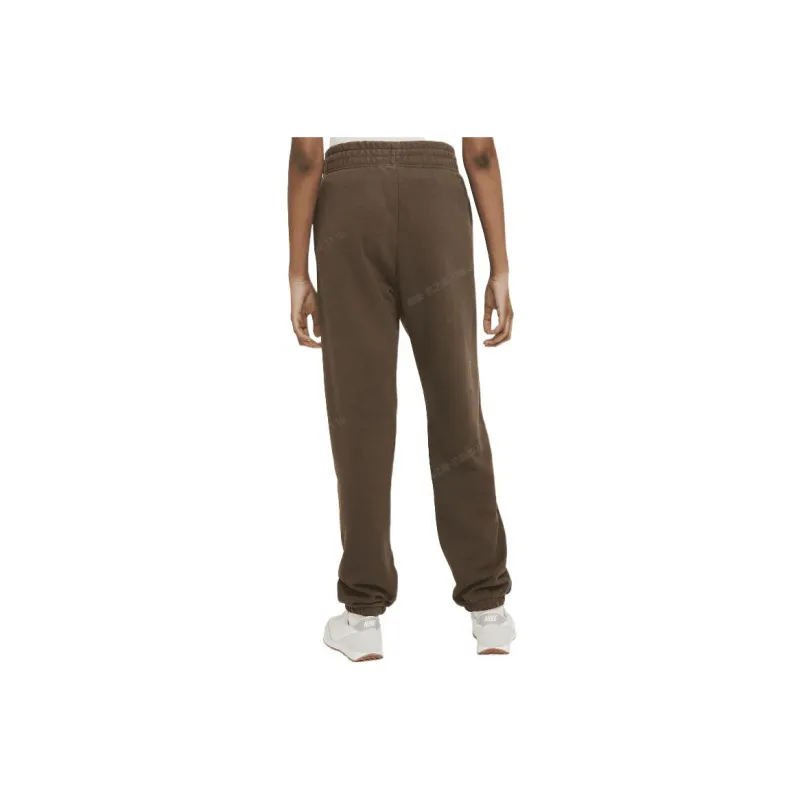 Nike Sportswear Essentials Series Knitted Sports Pants Women's Brown-1