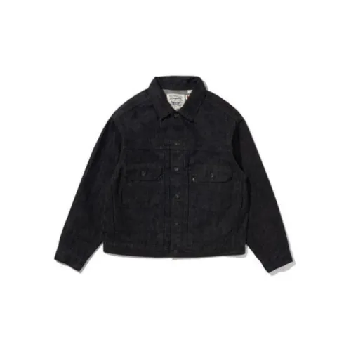 Levis Denim Jackets Men Black Gray