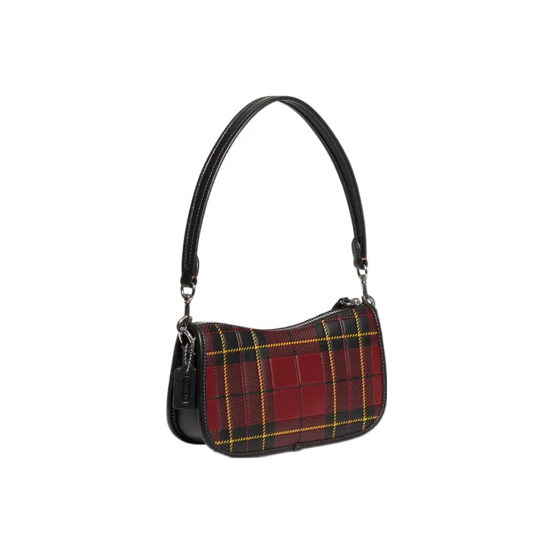 COACH Swinger Cow Leather Handbag Shoulder Bag Women's Cherry Red-1