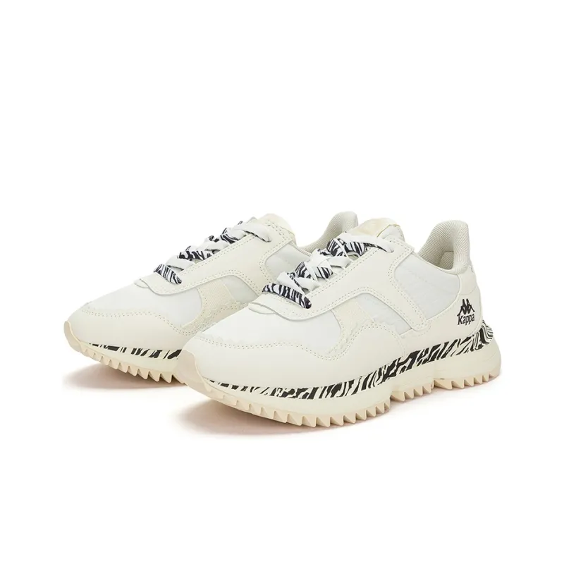 Kappa Low Top Training Running Shoes Unisex White Black-3