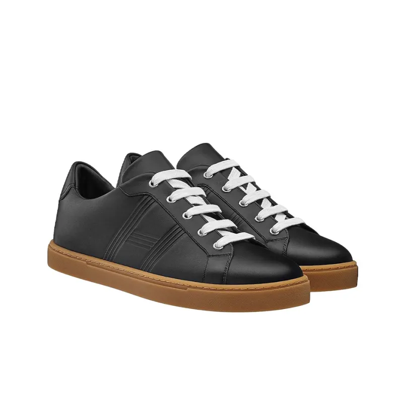 HERMES Avantage Stylish Skateboarding Shoes Men's Black-1