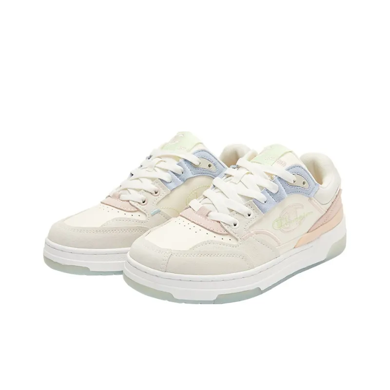 Champion Format Trainer 2.0 Low-Top Skateboard Shoes Women's Pink White-2