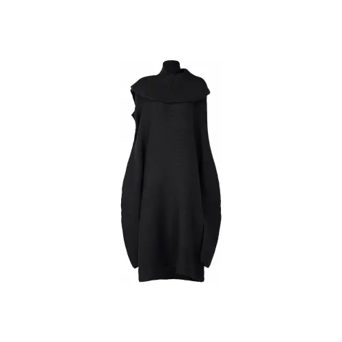 ISSEY MIYAKE Sleeveless Dresses Women's Black