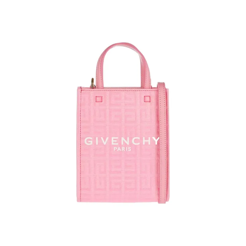 GIVENCHY Cow Leather Tote Bag, Shopping Bag, Shoulder Bag, Crossbody Bag, Handbag Mini Women's Bright Pink-0