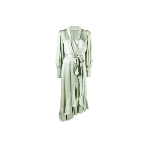 Zimmermann Long-Sleeved Dresses Women's Mint Green