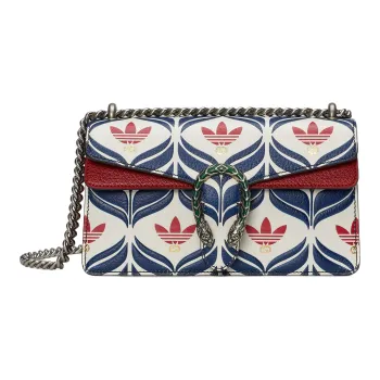GUCCI Adidas Collaboration Dionysus Leather Chain Bag, Crossbody Bag, Shoulder Bag Women's
