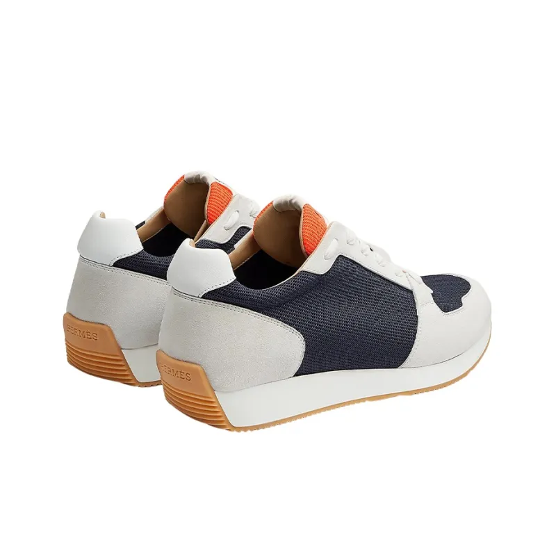 HERMES Escape Shock Absorbers Low Top Casual Shoes Men's Blue White-4