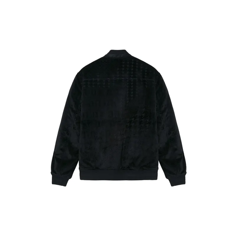 DAVID NAMAN Baseball Collar Cropped Down Jacket Men's Black-1