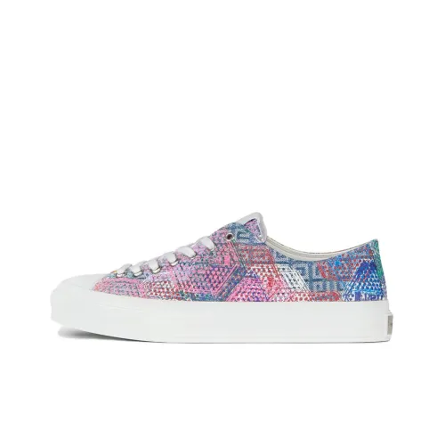 Givenchy 4G Canvas Shoes Men Low-Top Multicolor