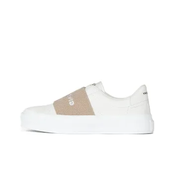 GIVENCHY City Sport Stylish Skateboarding Shoes Women's White Beige