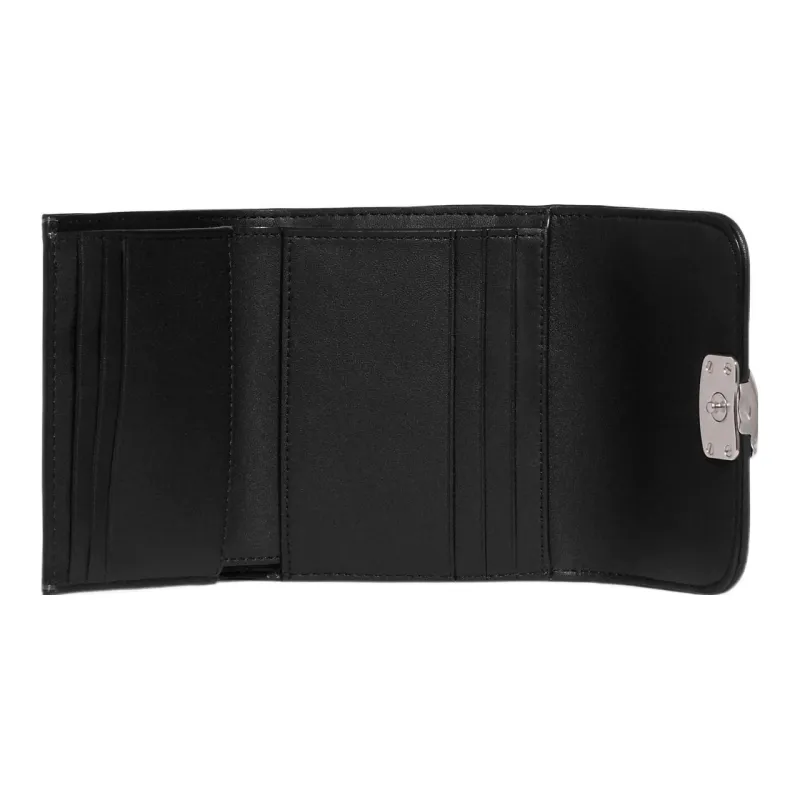 COACH Bandit Glove Tanning Card Holder Wallet Women's Red & Black-1