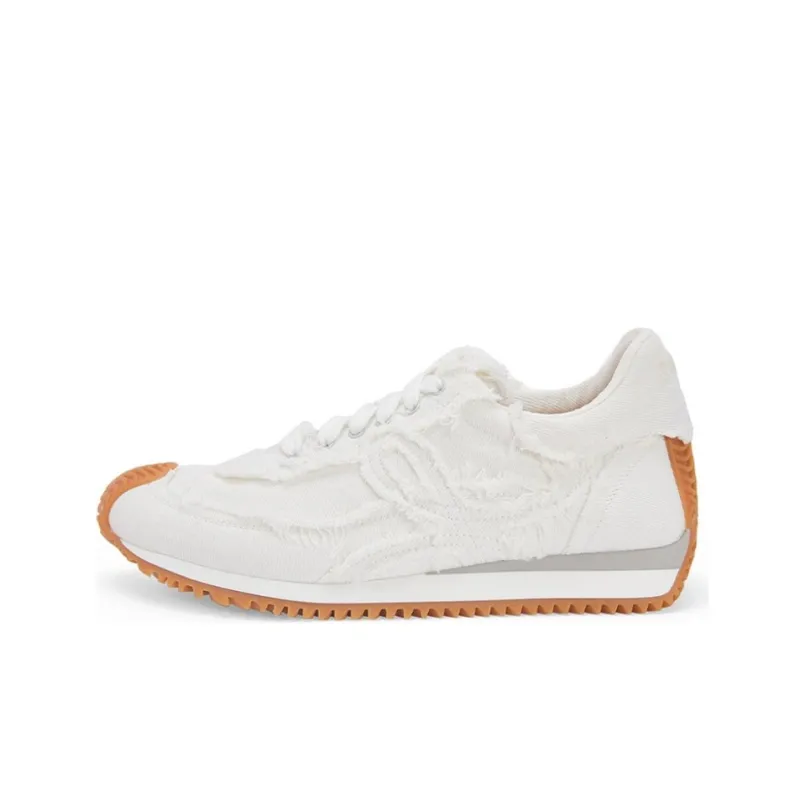 LOEWE Flow Runner Low Top Casual Shoes Women's White-0