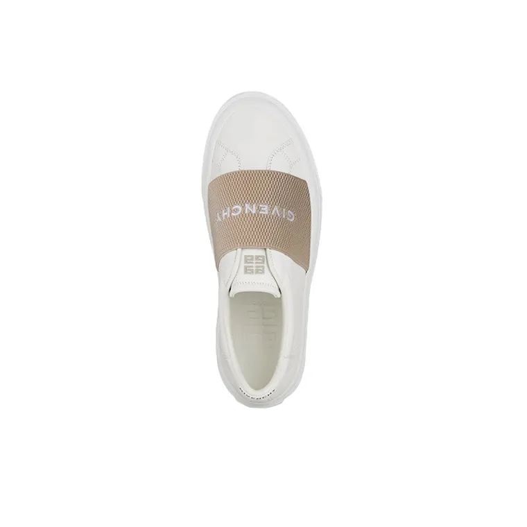 GIVENCHY City Sport Stylish Skateboarding Shoes Women's White Beige-2