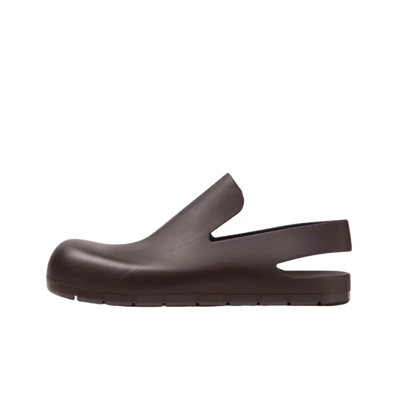 Bottega Veneta Rubber Slingback Puddle Shoe Fondant-0