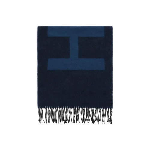 HUGO BOSS Knit Scarf Men Blue