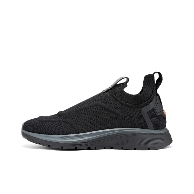 Zegna Cushioning Low-Top Sports Casual Shoes Men's Black-0