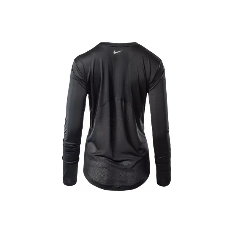 Nike MILER T-Shirts Women's Black-1