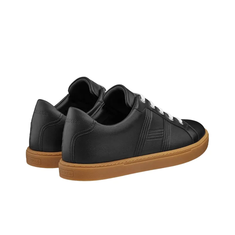 HERMES Avantage Stylish Skateboarding Shoes Men's Black-2