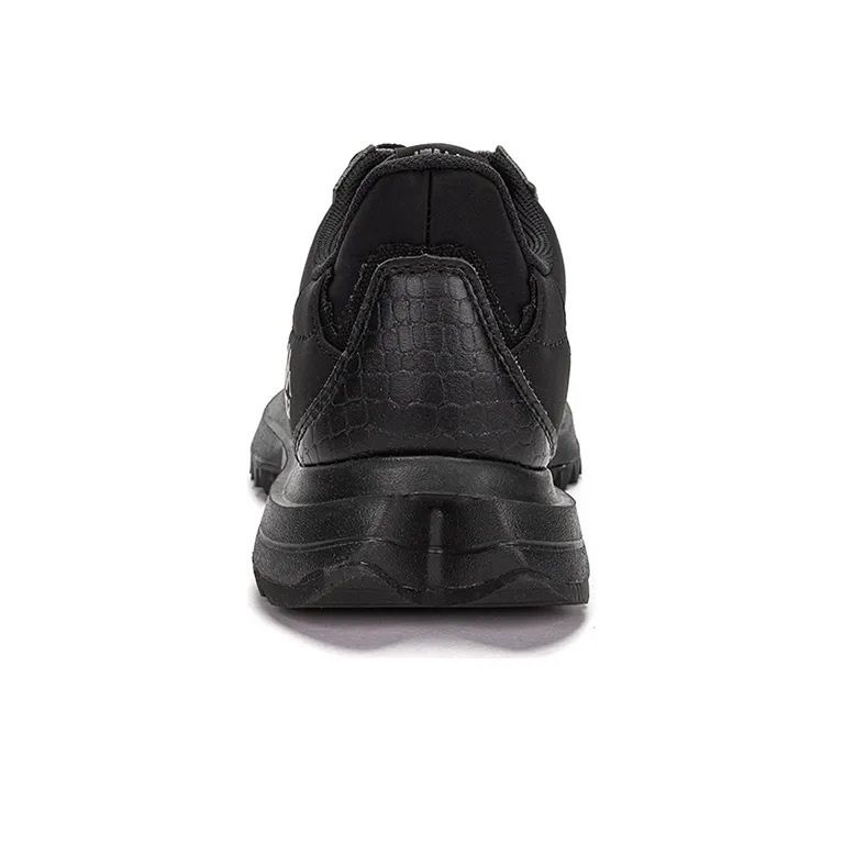 Kappa Anti Slip Wear Resistant Low Top Running Shoes Unisex Black-6