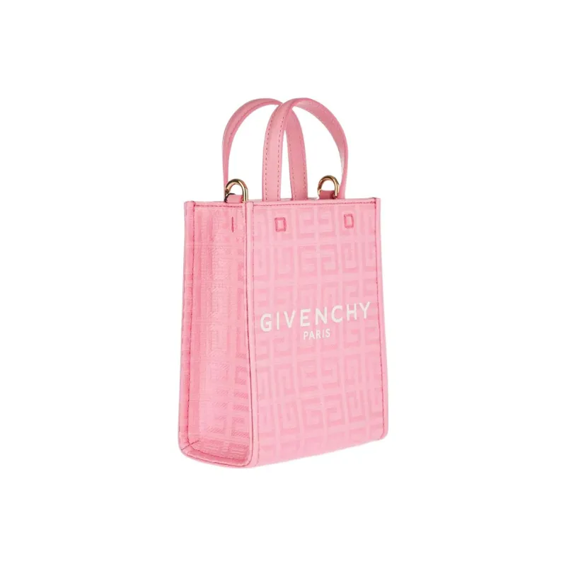 GIVENCHY Cow Leather Tote Bag, Shopping Bag, Shoulder Bag, Crossbody Bag, Handbag Mini Women's Bright Pink-1