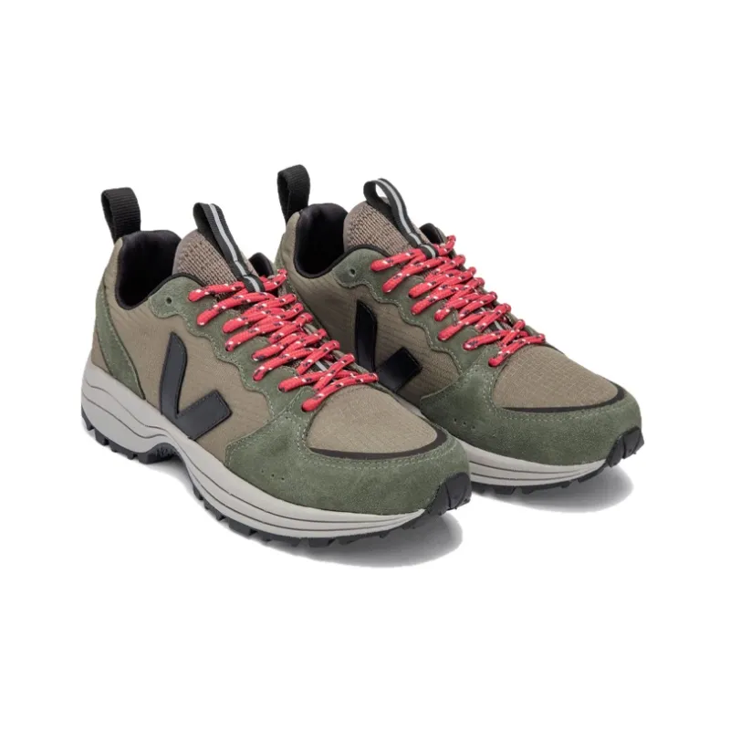 VEJA Venturi Low-Top Casual Shoes Unisex Khaki Black-1